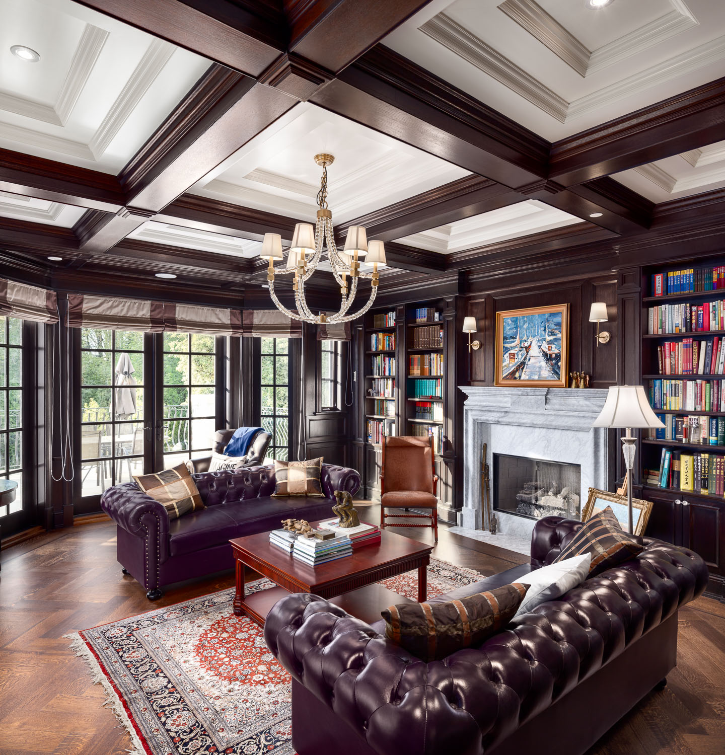 Formal interior lounge